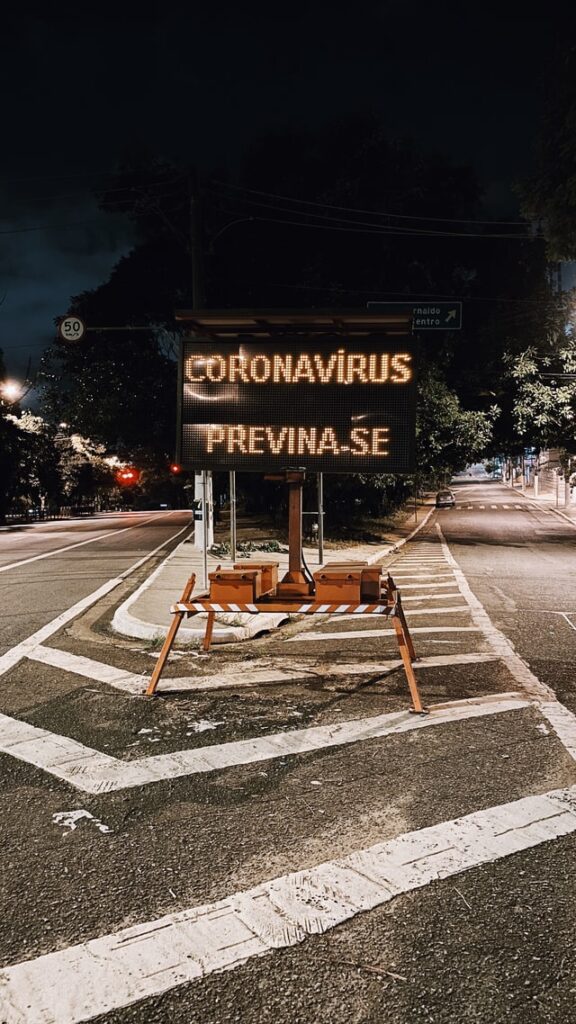 coronavirus highway message